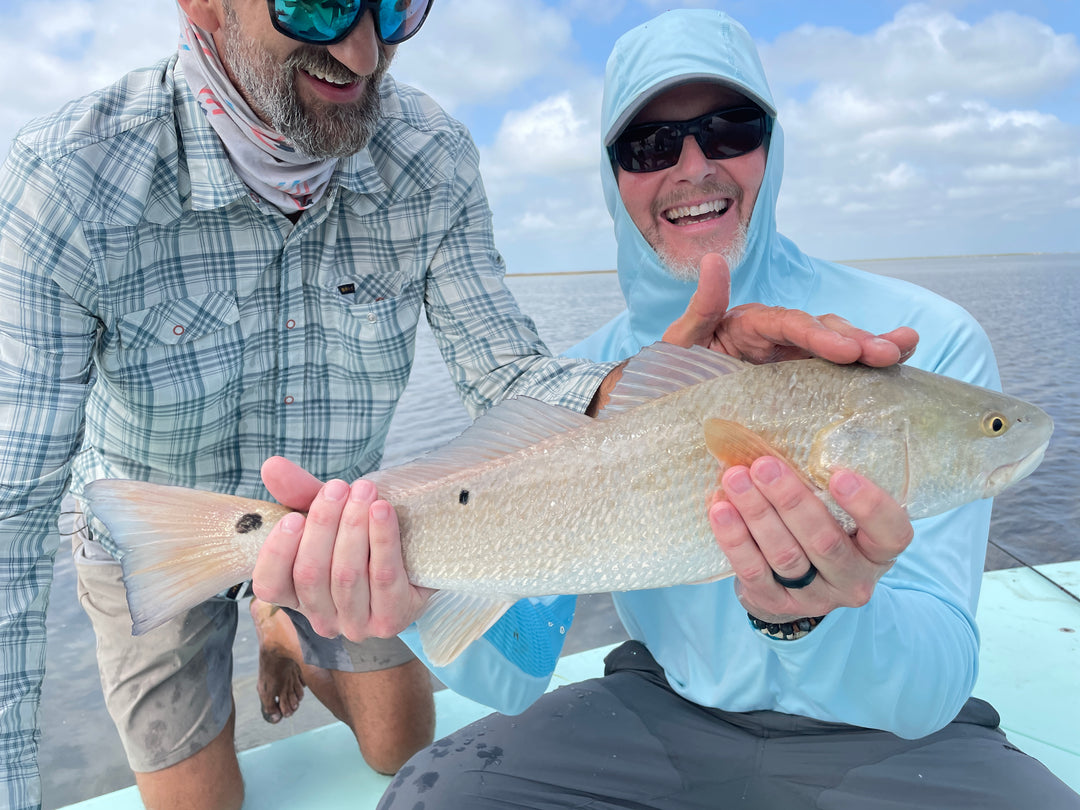 Texas Redfish with a Native Son