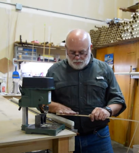 WATCH: Rough planing bamboo strips on the Morgan Handmill