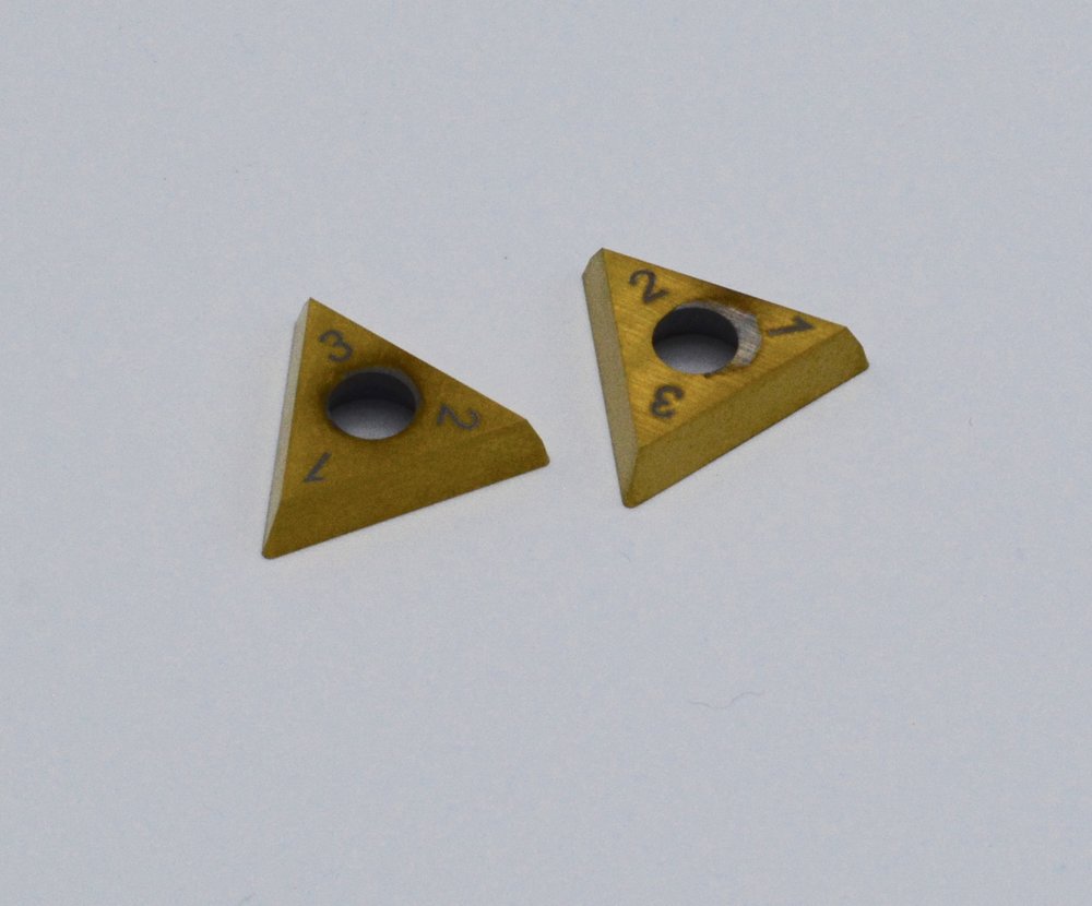 Carbide Inserts (2) for Cutter Heads